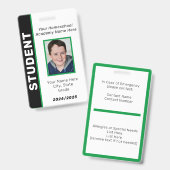 Homeschool Student ID Badge (Voor- en achterkant)