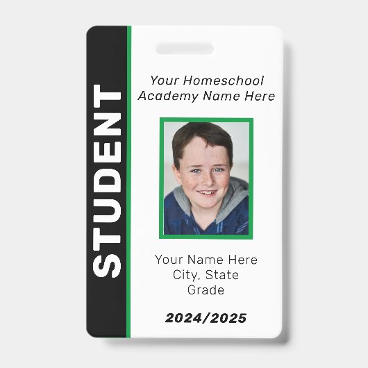 Homeschool Student ID Badge (Voorzijde)