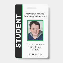 Homeschool Student ID Badge