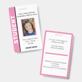 Homeschool Student ID Badge (Voor- en achterkant)