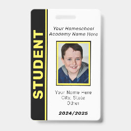 Homeschool Student ID Badge