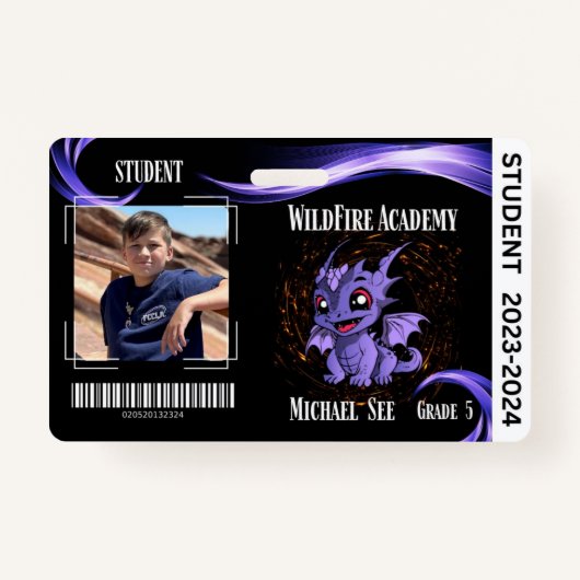 Homeschool Student ID Badge (Voorkant)