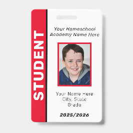 Homeschool Student ID Badge