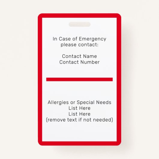 Homeschool Student ID Badge (Achterkant)