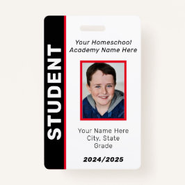 Homeschool Student ID Badge