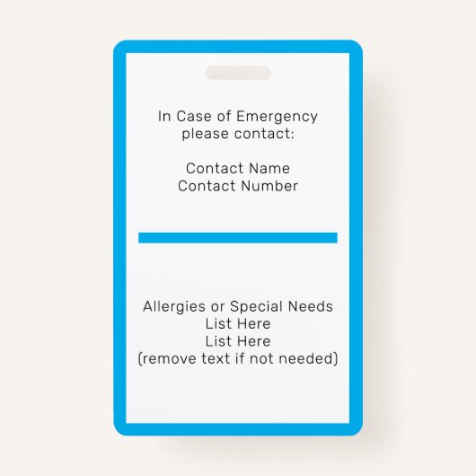 Homeschool Student ID Badge (Achterkant)