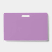 Homeschool Student ID Badge | Modern Paarse (Achterkant)