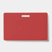 Homeschool Student ID Badge - Modern rood (Achterkant)