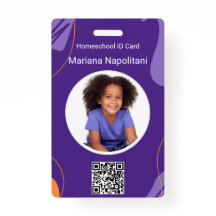 Homeschool Student ID Badge | PAARSE & ORANJE