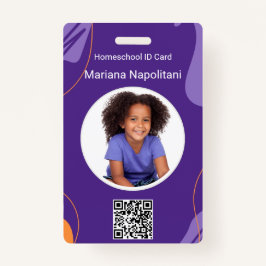 Homeschool Student ID Badge | PAARSE & ORANJE