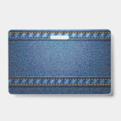 Homeschool Student ID Denim Broek  Badge (Achterkant)