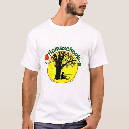 Homeschool T-Shirt Mannen (Voorkant)