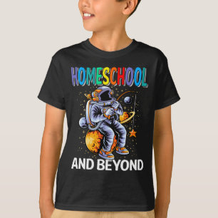 Homeschool T-shirt Terug naar school Spaceman Spac