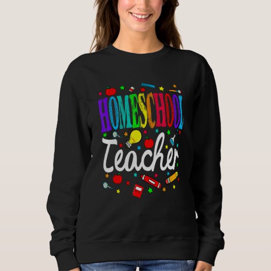 Homeschool Teacher Back To School Boys Girls Trui (Voorkant)