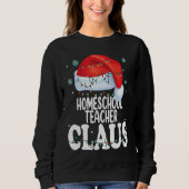 Homeschool Teacher Claus Christmas  Matching Costu Trui (Voorkant)