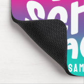 Homeschool Teacher Colorful Ombre Muismat (Hoek)