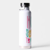 Homeschool Teacher Colorful Text Waterfles (Rechts)