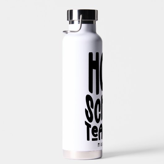 Homeschool Teacher Minimalist Typography Waterfles (Rechts)