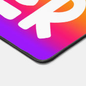 Homeschool Teacher | Text Design Rainbow Ombre Bureaumat (Hoek)