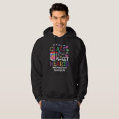 Homeschool Teacher Valentines Day My Class Is Full Hoodie (Voorkant volledig)