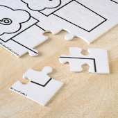 Homeschool telkleurpuzzels ijs legpuzzel (Zijkant)
