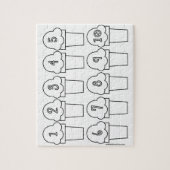 Homeschool telkleurpuzzels ijs legpuzzel (Verticaal)