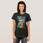 Homeschool Tribe Monster Truck Dinosaur T-shirt (Voorkant volledig)