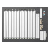 HOMESCHOOL UNIT PLAN 10 EENHEDEN notebookpad Notitieblok (Voorkant)