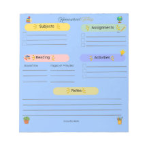 Homeschool Vandaag Notitieblok – Dagelijkse Onderw