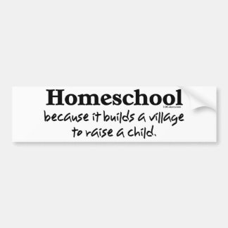 Homeschool Village Bumpersticker