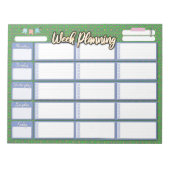 HOMESCHOOL WEEKLY PLANNER 3 kolompad Notitieblok (Voorkant)