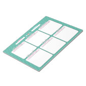 HOMESCHOOL WEEKLY PLANNER-BEELDSCHERM NOTITIEBLOK (Schuin)