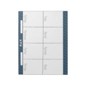 HOMESCHOOL WEEKLY PLANNER-notebookblok Notitieblok (Linkerzijde)