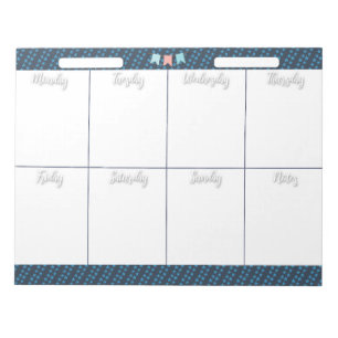 HOMESCHOOL WEEKLY PLANNER-notebookblok Notitieblok