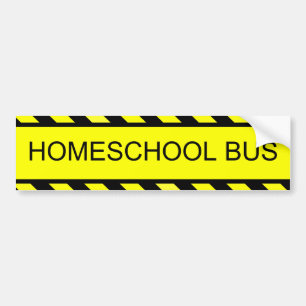 homeschoolbus bumpersticker