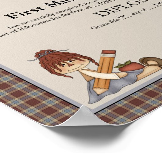 Homeschooler Diploma 2 Poster (Hoek)