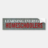 Homeschoolers Bumpersticker (Voorkant)