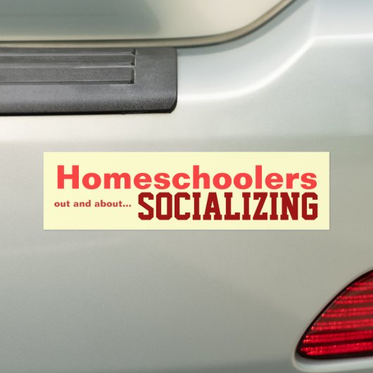 Homeschoolers - Socialiserende Sticker (Op auto)