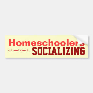 Homeschoolers - Socialiserende Sticker