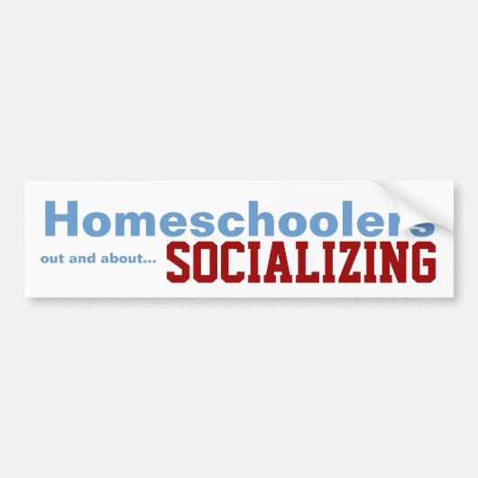 Homeschoolers - Socialiserende Sticker (Voorkant)