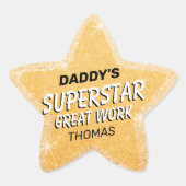 Homeschooling Fun Kinder Gold Ster Sticker (Voorkant)