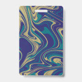 Homeschooling School ID Abstract Foto Badge (Achterkant)