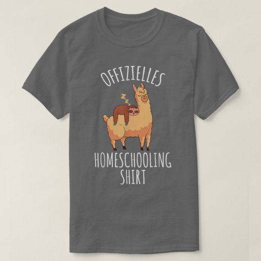 Homeschooling Student School Child Primary School  T-shirt (Design voorkant)