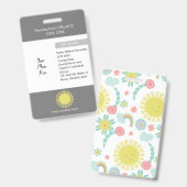 Homeschooling Unschooling Privé Student Badge (Voor- en achterkant)