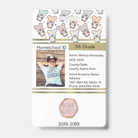 Homeschooling Unschooling Privé Student Beer Badge (Voorzijde)