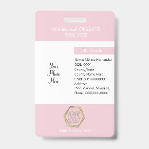 Homeschooling Unschooling Privé Student Logo Badge