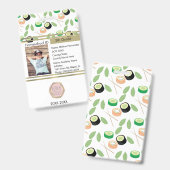 Homeschooling Unschooling Privé Student Sushi Badge (Voor- en achterkant)