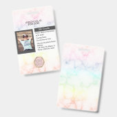 Homeschooling Unschooling Student Regenboog Badge (Voor- en achterkant)