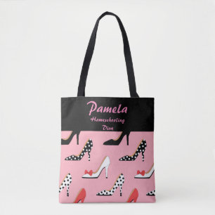 Homeselectie Diva Roze en zwart Tote Bag