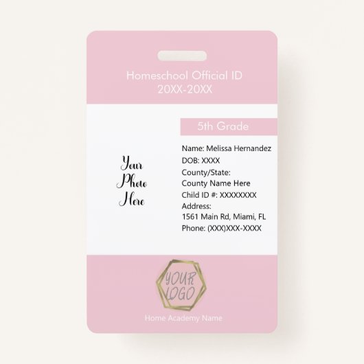 Homeselectie Logo niet-educatieve privé-studenten Badge (Voorkant)